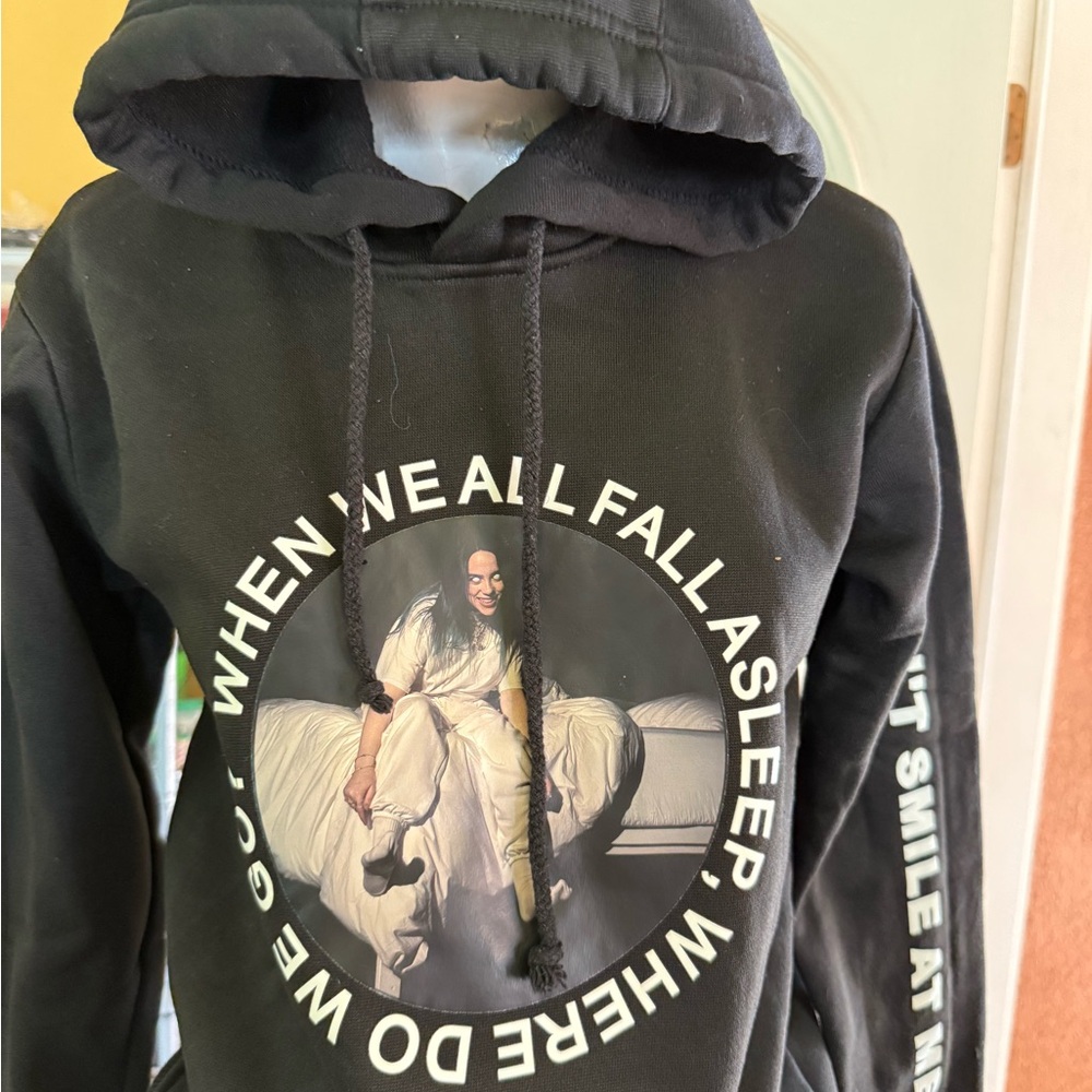 Billie Eilish Black Graphic Hoodie